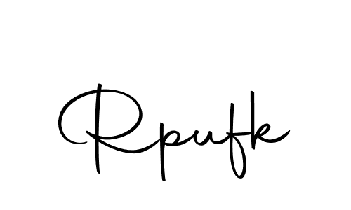 Design your own signature with our free online signature maker. With this signature software, you can create a handwritten (Autography-DOLnW) signature for name Rpufk. Rpufk signature style 10 images and pictures png