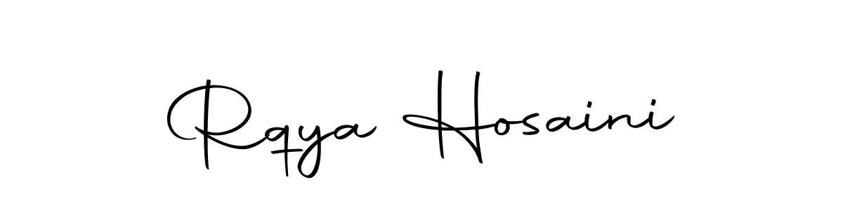 The best way (Autography-DOLnW) to make a short signature is to pick only two or three words in your name. The name Rqya Hosaini include a total of six letters. For converting this name. Rqya Hosaini signature style 10 images and pictures png