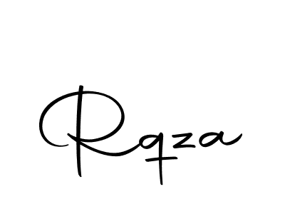 Design your own signature with our free online signature maker. With this signature software, you can create a handwritten (Autography-DOLnW) signature for name Rqza. Rqza signature style 10 images and pictures png