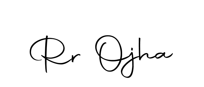 Rr Ojha stylish signature style. Best Handwritten Sign (Autography-DOLnW) for my name. Handwritten Signature Collection Ideas for my name Rr Ojha. Rr Ojha signature style 10 images and pictures png