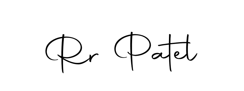 Create a beautiful signature design for name Rr Patel. With this signature (Autography-DOLnW) fonts, you can make a handwritten signature for free. Rr Patel signature style 10 images and pictures png