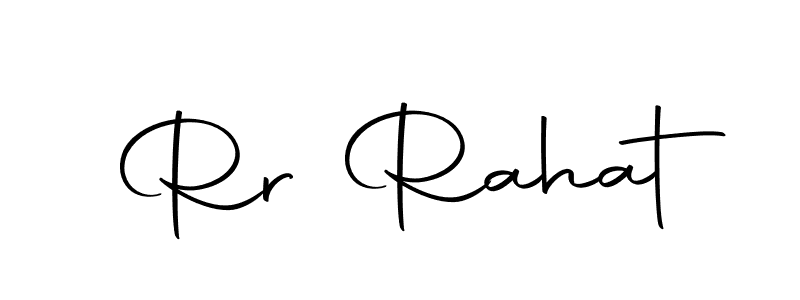 Design your own signature with our free online signature maker. With this signature software, you can create a handwritten (Autography-DOLnW) signature for name Rr Rahat. Rr Rahat signature style 10 images and pictures png