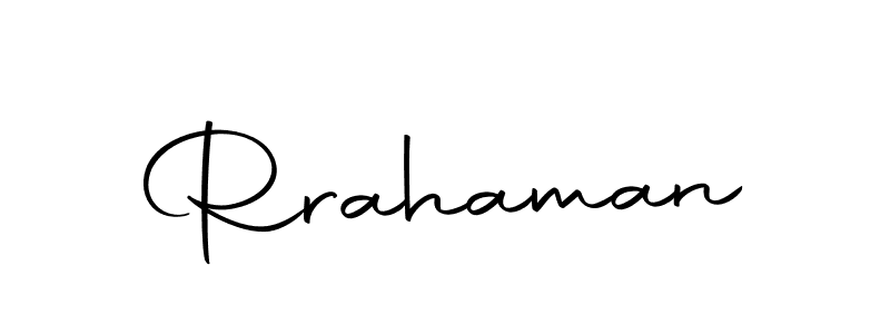 Rrahaman stylish signature style. Best Handwritten Sign (Autography-DOLnW) for my name. Handwritten Signature Collection Ideas for my name Rrahaman. Rrahaman signature style 10 images and pictures png