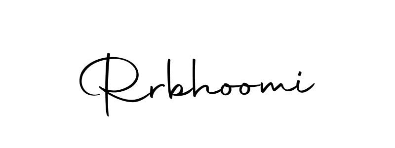 How to make Rrbhoomi signature? Autography-DOLnW is a professional autograph style. Create handwritten signature for Rrbhoomi name. Rrbhoomi signature style 10 images and pictures png