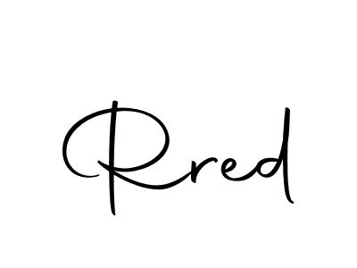 You should practise on your own different ways (Autography-DOLnW) to write your name (Rred) in signature. don't let someone else do it for you. Rred signature style 10 images and pictures png