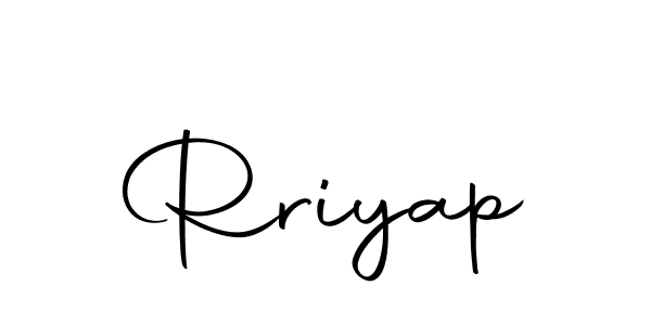 Rriyap stylish signature style. Best Handwritten Sign (Autography-DOLnW) for my name. Handwritten Signature Collection Ideas for my name Rriyap. Rriyap signature style 10 images and pictures png