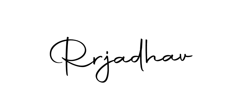 The best way (Autography-DOLnW) to make a short signature is to pick only two or three words in your name. The name Rrjadhav include a total of six letters. For converting this name. Rrjadhav signature style 10 images and pictures png