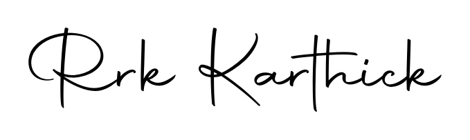 Stand out with a creative autograph for Rrk Karthick. The Autography-DOLnW styling blends modern aesthetics with classic signature flourishes. Rrk Karthick signature style 10 images and pictures png