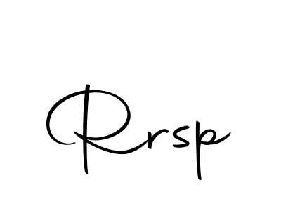 Design your own signature with our free online signature maker. With this signature software, you can create a handwritten (Autography-DOLnW) signature for name Rrsp. Rrsp signature style 10 images and pictures png