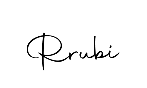 Use a signature maker to create a handwritten signature online. With this signature software, you can design (Autography-DOLnW) your own signature for name Rrubi. Rrubi signature style 10 images and pictures png