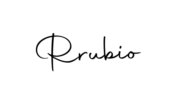 You should practise on your own different ways (Autography-DOLnW) to write your name (Rrubio) in signature. don't let someone else do it for you. Rrubio signature style 10 images and pictures png