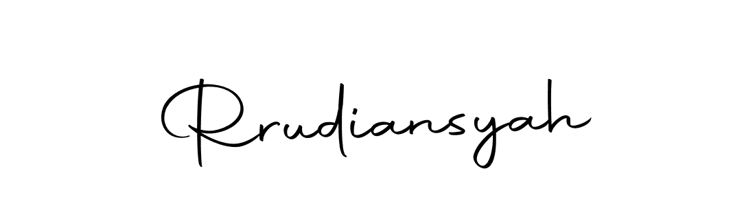 Autography-DOLnW is a professional signature style that is perfect for those who want to add a touch of class to their signature. It is also a great choice for those who want to make their signature more unique. Get Rrudiansyah name to fancy signature for free. Rrudiansyah signature style 10 images and pictures png