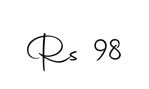 The best way (Autography-DOLnW) to make a short signature is to pick only two or three words in your name. The name Rs 98 include a total of six letters. For converting this name. Rs 98 signature style 10 images and pictures png