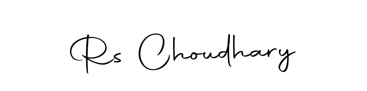 How to make Rs Choudhary name signature. Use Autography-DOLnW style for creating short signs online. This is the latest handwritten sign. Rs Choudhary signature style 10 images and pictures png