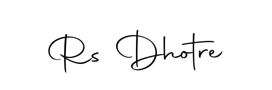 You should practise on your own different ways (Autography-DOLnW) to write your name (Rs Dhotre) in signature. don't let someone else do it for you. Rs Dhotre signature style 10 images and pictures png