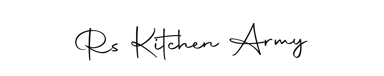 Once you've used our free online signature maker to create your best signature Autography-DOLnW style, it's time to enjoy all of the benefits that Rs Kitchen Army name signing documents. Rs Kitchen Army signature style 10 images and pictures png