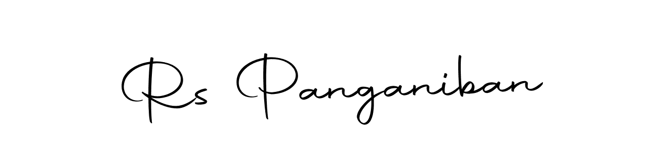 You should practise on your own different ways (Autography-DOLnW) to write your name (Rs Panganiban) in signature. don't let someone else do it for you. Rs Panganiban signature style 10 images and pictures png