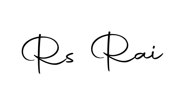 Design your own signature with our free online signature maker. With this signature software, you can create a handwritten (Autography-DOLnW) signature for name Rs Rai. Rs Rai signature style 10 images and pictures png