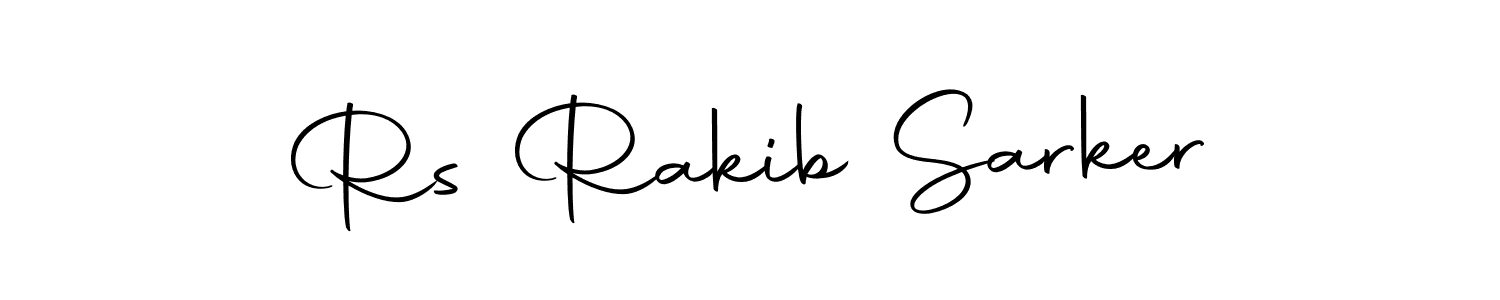 Also we have Rs Rakib Sarker name is the best signature style. Create professional handwritten signature collection using Autography-DOLnW autograph style. Rs Rakib Sarker signature style 10 images and pictures png