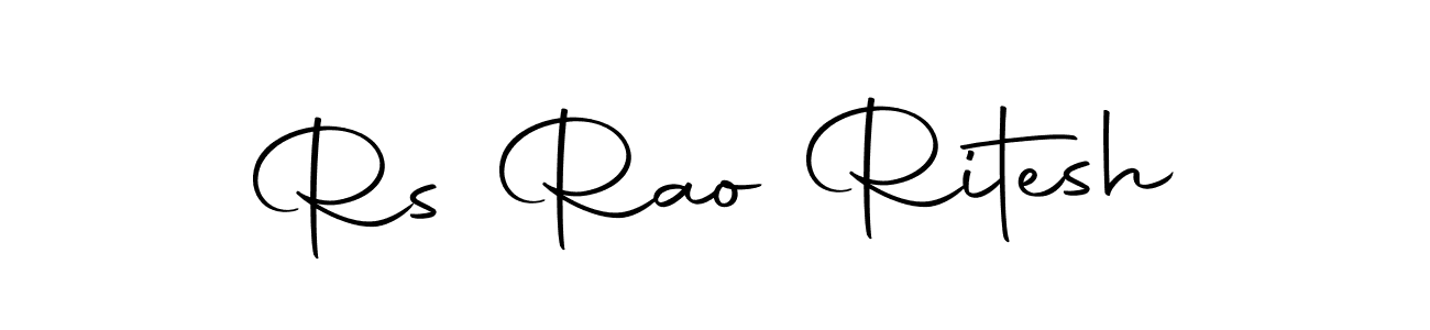 Similarly Autography-DOLnW is the best handwritten signature design. Signature creator online .You can use it as an online autograph creator for name Rs Rao Ritesh. Rs Rao Ritesh signature style 10 images and pictures png