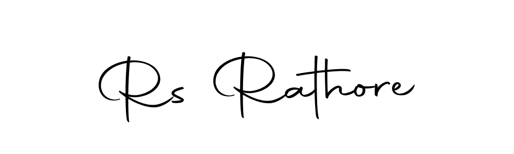 You should practise on your own different ways (Autography-DOLnW) to write your name (Rs Rathore) in signature. don't let someone else do it for you. Rs Rathore signature style 10 images and pictures png