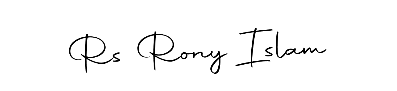 Similarly Autography-DOLnW is the best handwritten signature design. Signature creator online .You can use it as an online autograph creator for name Rs Rony Islam. Rs Rony Islam signature style 10 images and pictures png