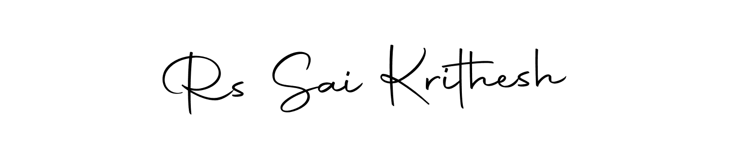 Rs Sai Krithesh stylish signature style. Best Handwritten Sign (Autography-DOLnW) for my name. Handwritten Signature Collection Ideas for my name Rs Sai Krithesh. Rs Sai Krithesh signature style 10 images and pictures png