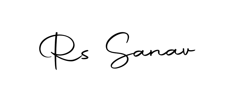 The best way (Autography-DOLnW) to make a short signature is to pick only two or three words in your name. The name Rs Sanav include a total of six letters. For converting this name. Rs Sanav signature style 10 images and pictures png