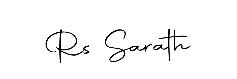 Make a beautiful signature design for name Rs Sarath. Use this online signature maker to create a handwritten signature for free. Rs Sarath signature style 10 images and pictures png