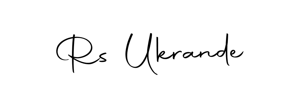 It looks lik you need a new signature style for name Rs Ukrande. Design unique handwritten (Autography-DOLnW) signature with our free signature maker in just a few clicks. Rs Ukrande signature style 10 images and pictures png