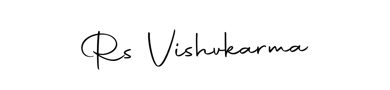 Create a beautiful signature design for name Rs Vishvkarma. With this signature (Autography-DOLnW) fonts, you can make a handwritten signature for free. Rs Vishvkarma signature style 10 images and pictures png