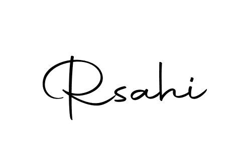 The best way (Autography-DOLnW) to make a short signature is to pick only two or three words in your name. The name Rsahi include a total of six letters. For converting this name. Rsahi signature style 10 images and pictures png