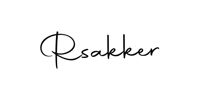 You should practise on your own different ways (Autography-DOLnW) to write your name (Rsakker) in signature. don't let someone else do it for you. Rsakker signature style 10 images and pictures png