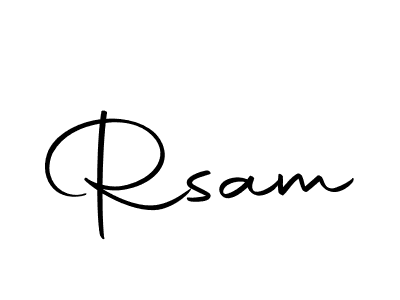 Rsam stylish signature style. Best Handwritten Sign (Autography-DOLnW) for my name. Handwritten Signature Collection Ideas for my name Rsam. Rsam signature style 10 images and pictures png