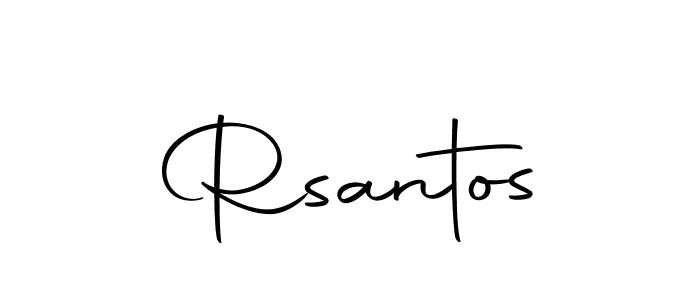 It looks lik you need a new signature style for name Rsantos. Design unique handwritten (Autography-DOLnW) signature with our free signature maker in just a few clicks. Rsantos signature style 10 images and pictures png