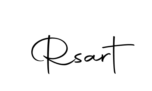 Create a beautiful signature design for name Rsart. With this signature (Autography-DOLnW) fonts, you can make a handwritten signature for free. Rsart signature style 10 images and pictures png
