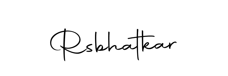 How to make Rsbhatkar signature? Autography-DOLnW is a professional autograph style. Create handwritten signature for Rsbhatkar name. Rsbhatkar signature style 10 images and pictures png