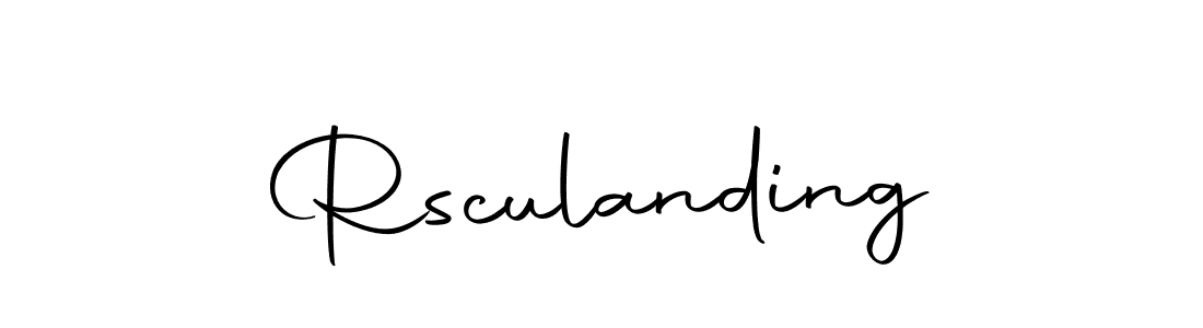 This is the best signature style for the Rsculanding name. Also you like these signature font (Autography-DOLnW). Mix name signature. Rsculanding signature style 10 images and pictures png