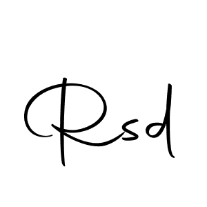 The best way (Autography-DOLnW) to make a short signature is to pick only two or three words in your name. The name Rsd include a total of six letters. For converting this name. Rsd signature style 10 images and pictures png