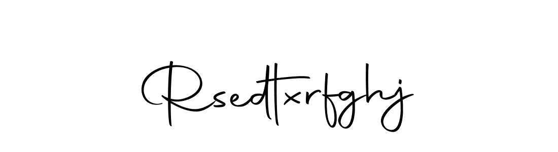 if you are searching for the best signature style for your name Rsedtxrfghj. so please give up your signature search. here we have designed multiple signature styles  using Autography-DOLnW. Rsedtxrfghj signature style 10 images and pictures png