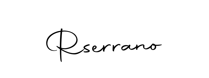 How to make Rserrano signature? Autography-DOLnW is a professional autograph style. Create handwritten signature for Rserrano name. Rserrano signature style 10 images and pictures png