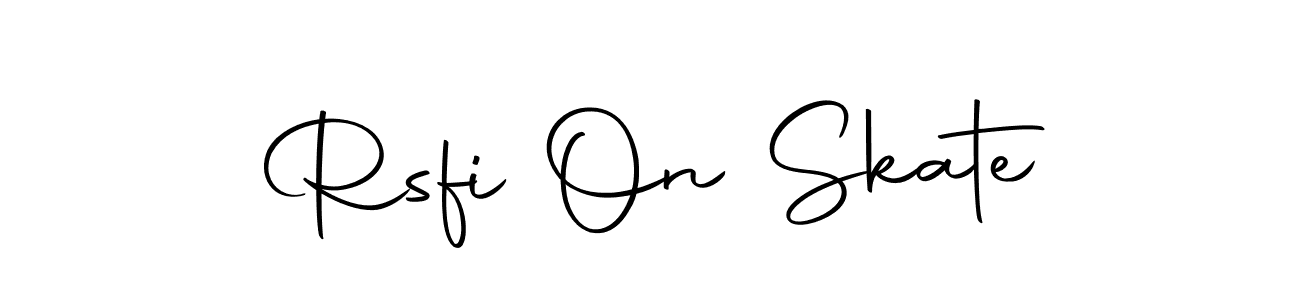 How to make Rsfi On Skate name signature. Use Autography-DOLnW style for creating short signs online. This is the latest handwritten sign. Rsfi On Skate signature style 10 images and pictures png