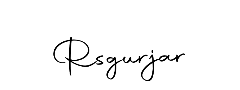 Design your own signature with our free online signature maker. With this signature software, you can create a handwritten (Autography-DOLnW) signature for name Rsgurjar. Rsgurjar signature style 10 images and pictures png