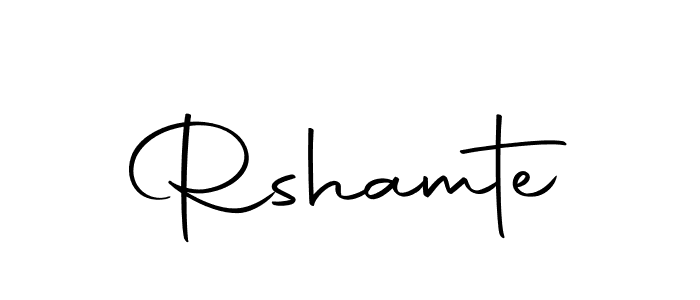 Similarly Autography-DOLnW is the best handwritten signature design. Signature creator online .You can use it as an online autograph creator for name Rshamte. Rshamte signature style 10 images and pictures png