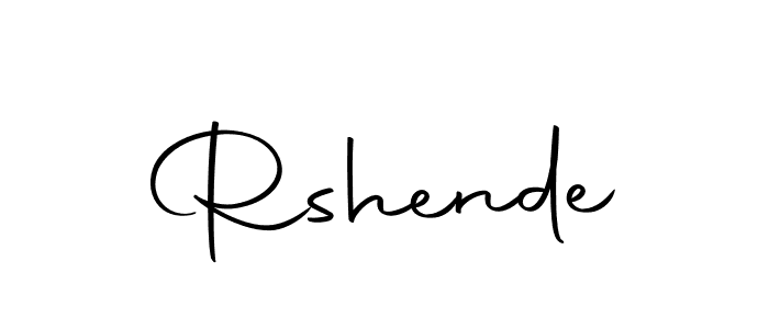 Also we have Rshende name is the best signature style. Create professional handwritten signature collection using Autography-DOLnW autograph style. Rshende signature style 10 images and pictures png