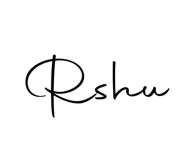 Make a beautiful signature design for name Rshu. Use this online signature maker to create a handwritten signature for free. Rshu signature style 10 images and pictures png