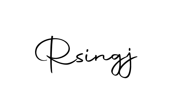 This is the best signature style for the Rsingj name. Also you like these signature font (Autography-DOLnW). Mix name signature. Rsingj signature style 10 images and pictures png