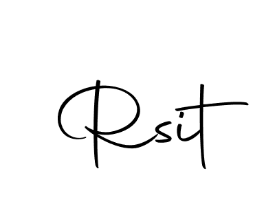 You should practise on your own different ways (Autography-DOLnW) to write your name (Rsit) in signature. don't let someone else do it for you. Rsit signature style 10 images and pictures png