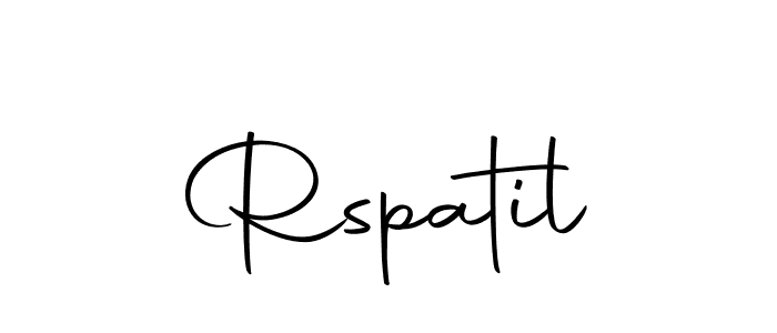 You should practise on your own different ways (Autography-DOLnW) to write your name (Rspatil) in signature. don't let someone else do it for you. Rspatil signature style 10 images and pictures png