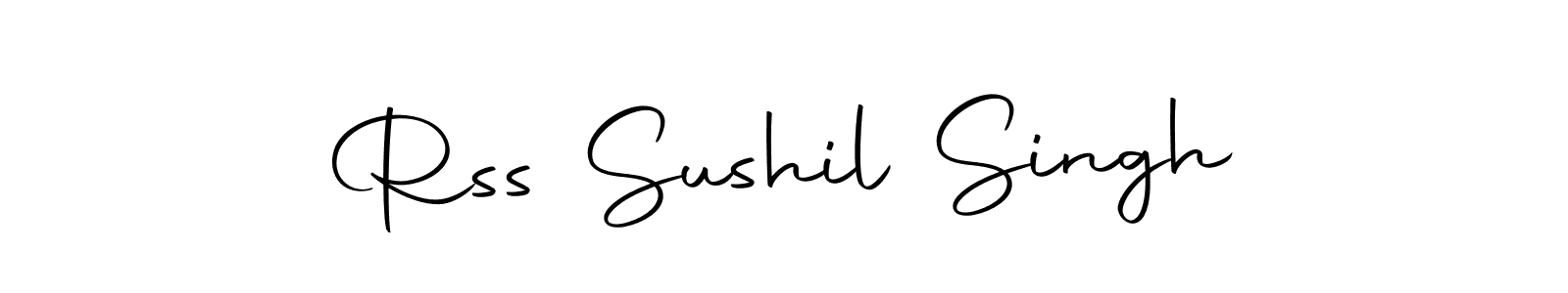 Rss Sushil Singh stylish signature style. Best Handwritten Sign (Autography-DOLnW) for my name. Handwritten Signature Collection Ideas for my name Rss Sushil Singh. Rss Sushil Singh signature style 10 images and pictures png